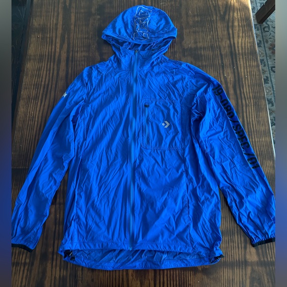 Converse Other - Converse Blue Hooded Windbreaker